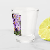 Verre A Shot Crocus violets ensoleillés (Droite)