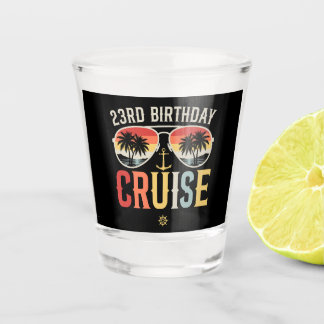 Verre A Shot Croisière pour 23e anniversaire, tenue assortie po