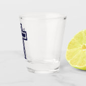 Verre A Shot Croix chrétienne bleue différentes variantes (Droite)