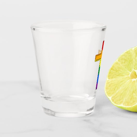 Verre A Shot Croix gay (Gauche)