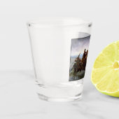 Verre A Shot Crossing Delaware 1776 : Général George Washington (Gauche)