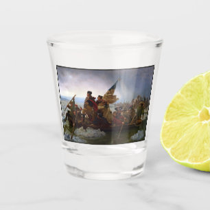 Verre A Shot Crossing Delaware 1776 : Général George Washington