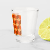 Verre A Shot Cubes orange (Droite)
