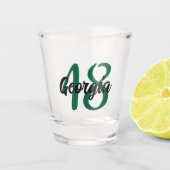 Verre A Shot Custom 18th 20th 30th 40th 50th 60th 70th Birthday (Devant)