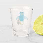 Verre A Shot Custom Blue Birthday Boy Chick (Dos)