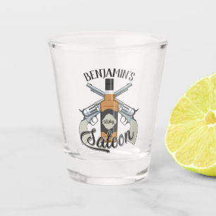 Verre A Shot Custom Cowboy Revolver Gun Whiskey Saloon