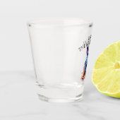 Verre A Shot Custom Down Rabbit Hole Blue Bunny (Gauche)