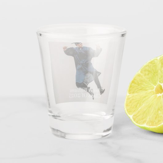 Verre A Shot Custom Graduation Photo (Dos)