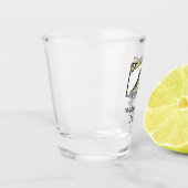 Verre A Shot Custom Lake and Date South Dakota Walleye Opener (Gauche)