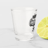 Verre A Shot Custom Location & Text Connecticut (Gauche)