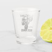 Verre A Shot Custom name Street Bike (Dos)