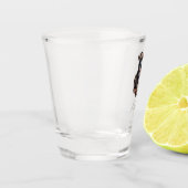 Verre A Shot Custom Pit Bull Pet Wedding (Gauche)