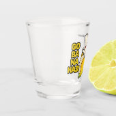 Verre A Shot Cute bananes nom personnalisé (Gauche)