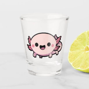 Verre A Shot Cute Chibi Axolotl