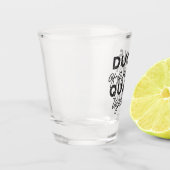 Verre A Shot Cute Funny Canards Puns Citation II (Gauche)