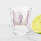 Verre A Shot Cute Gothique Jardin Sugar Crâne (Dos)