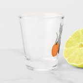 Verre A Shot Cute Halloween Chat et Citrouille (Gauche)