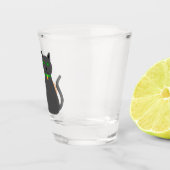 Verre A Shot Cute Halloween Chat et Citrouille (Droite)