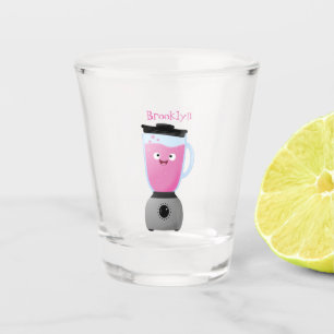 Verre A Shot Cute happy food mixender cuisine appareil dessin a