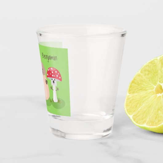 Verre A Shot Cute kawaii champignon champignon toadstool