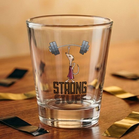 Verre A Shot Cute Meerkat Strong Stuff Poids Carton
