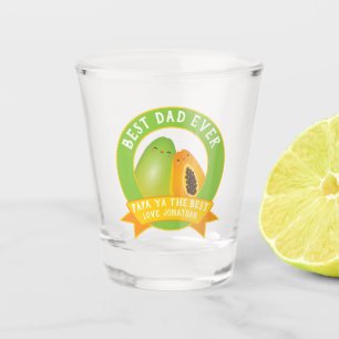 Verre A Shot Cute Papa Ya Le Meilleur Jeu De Fruits Drôle Pour