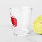 Verre A Shot Cute red crab cartoon illustration (Droite)