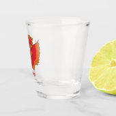 Verre A Shot Cute Siamese combat poisson betta dessin (Droite)