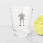 Verre A Shot Cute Vampire Halloween (Dos)