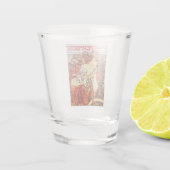 Verre A Shot Cycles Perfecta par Alphonse Mucha (Dos)