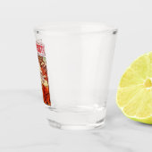 Verre A Shot Cycles Perfecta par Alphonse Mucha (Droite)