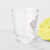 Verre A Shot Cygne dans la couronne (Gauche)