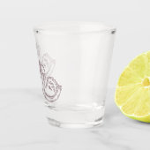 Verre A Shot Cygne dans la couronne (Droite)