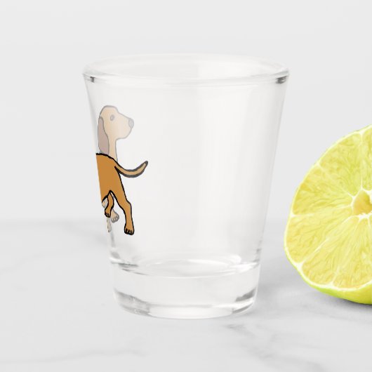 Verre A Shot Dachshund (Droite)