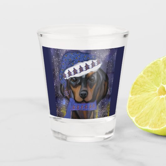 Verre A Shot Dachshund (Devant)