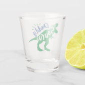 Verre A Shot Daddy Saurus T-Rex Silhouette (Dos)