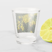 Verre A Shot Daffodiles Jaunes I Fleurs De Printemps Cheveux (Dos)