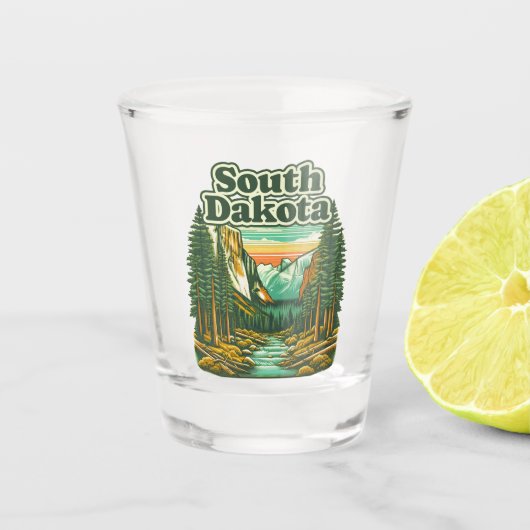 Verre A Shot Dakota du Sud (Devant)