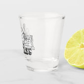 Verre A Shot Dallas Skyline Art Design Dallas Skyline Design (Droite)