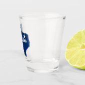 Verre A Shot Dallas Texas Lonestar State Map Fun Texan (Droite)
