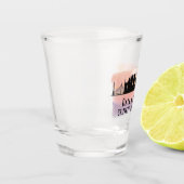 Verre A Shot Dallas TX Skyline Latitude et Longitude (Gauche)