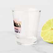 Verre A Shot Dallas TX Skyline Latitude et Longitude (Droite)