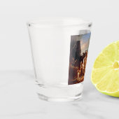 Verre A Shot Daniel Boone escorte les colons (Gauche)