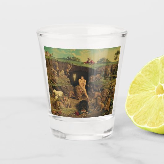 Verre A Shot Daniel dans le Den des Lions (Devant)