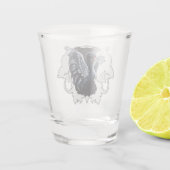 Verre A Shot Dans l'ombre de l'élégance : Un cygne noir. (Dos)