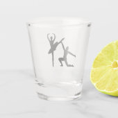 Verre A Shot Danse de couple de ballet (Dos)