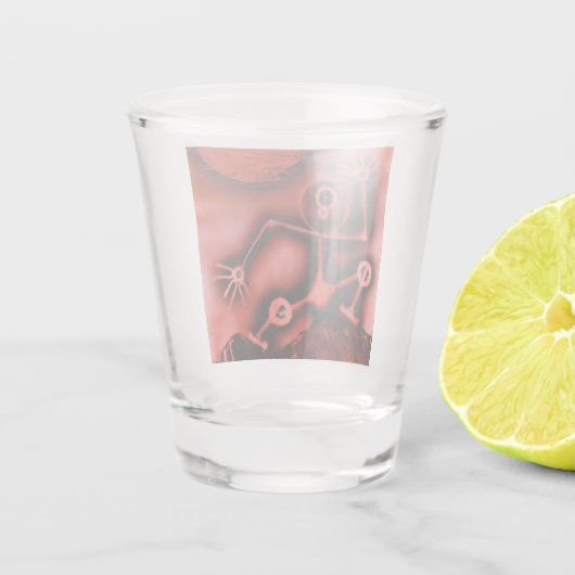 Verre A Shot Danse robotique (Dos)