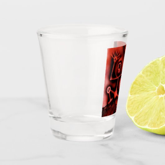 Verre A Shot Danse robotique (Gauche)