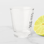Verre A Shot Dansons Drôle Drôle Cadeau Shot Glass (Gauche)