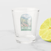 Verre A Shot Darjeeling Inde Travel Art Emblem (Dos)